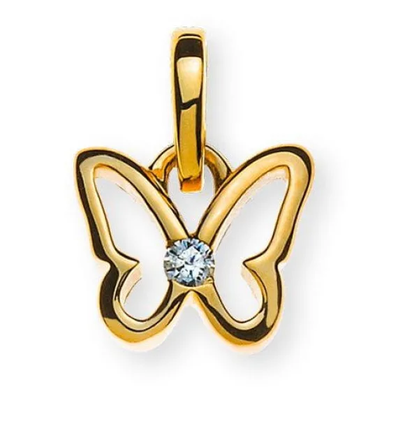 Anhänger Schmetterling Gold 375/9 Karat