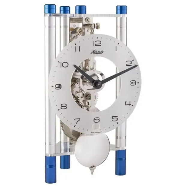 Hermle Tischuhr Mechanisch 8-Tage blau