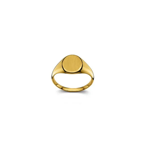 Plattenring 18 Karat Gold 53-1901