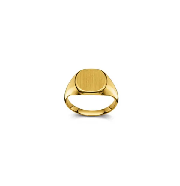 Plattenring 18 Karat Gold 53-1906