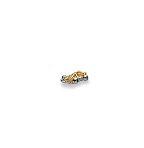 Formel 1 Ohrstecker Einzel 18 Karat Gold