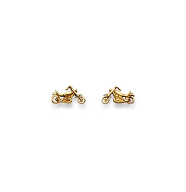 Chopper Ohrstecker 18 Karat Gold