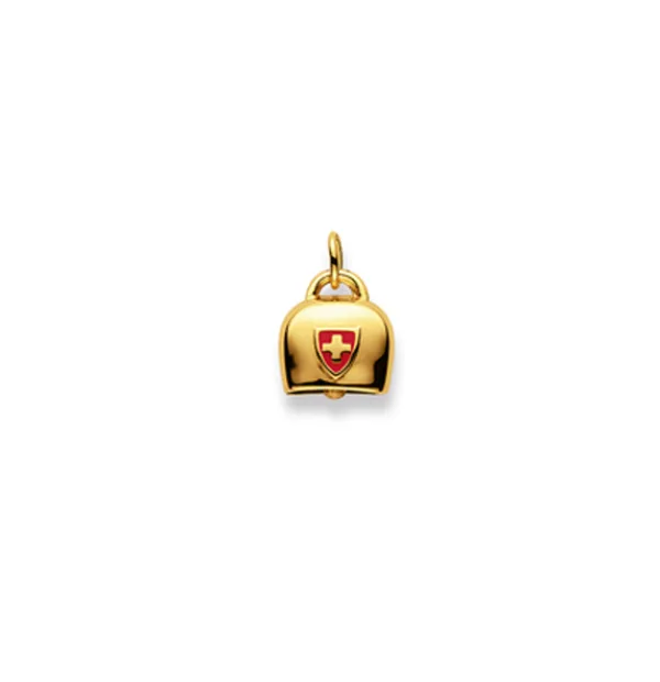 Kuhglocke Anhänger 18 Karat Gold