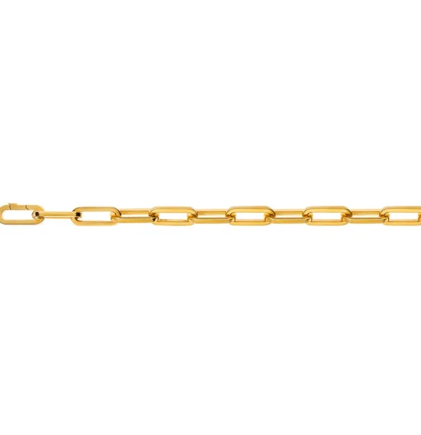 Ankerkette oval Gelbgold 18 Karat 3/4-massiv Handarbeit