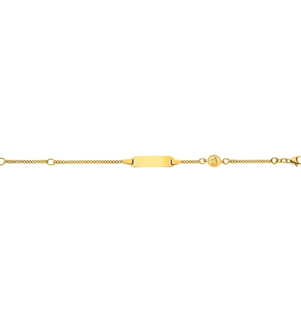 Gravurarmband Schutzengel 18 Karat Gold