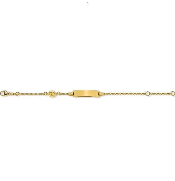 Gravurarmband Rundanker 18 Karat Gelbgold – Premium Edition