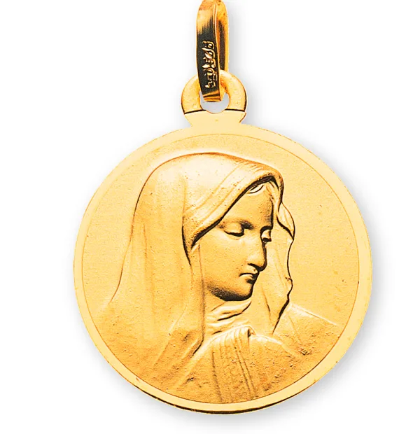 Medaille Dolorosa Gelbgold 18 Karat
