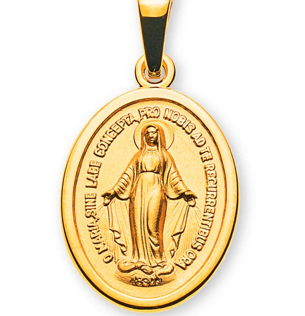 Anhänger Milagrosa - Immaculata Gelbgold 18 Karat