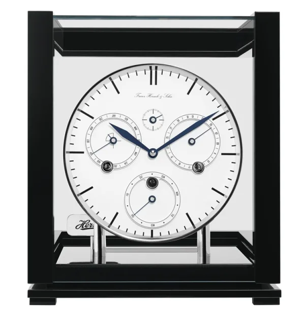 Limitierte Tischuhr mit ewigem Kalender 23059-740352
