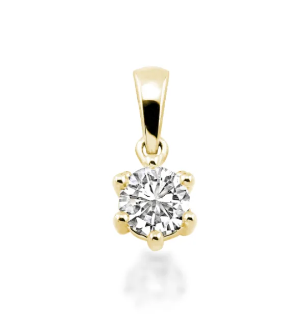 Solitär Diamant Anhänger 6 griff