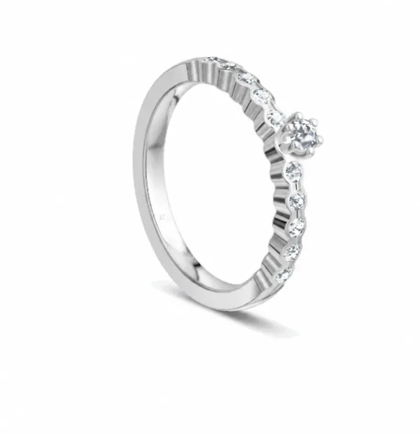 Solitär Ring Diamanten