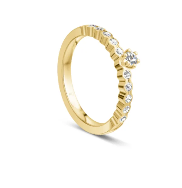 Solitär Ring Diamanten