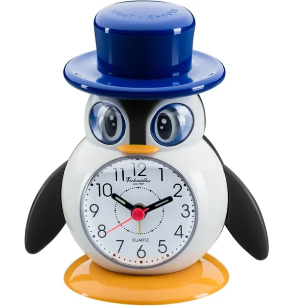 Kinderwecker Pinguin Farben Blau 9895-1