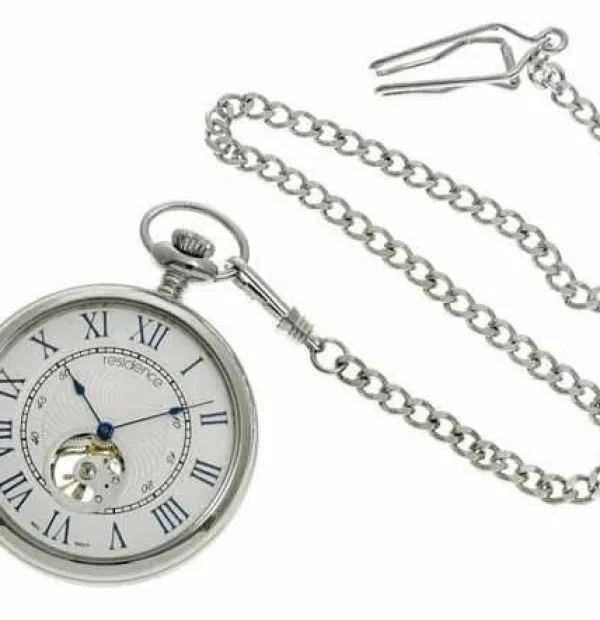 Residence Taschenuhr mechanisch ohne deckel hinten geschlossen