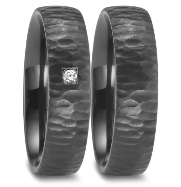 Partnerring aus Zirkonium 52672/B04/DF5