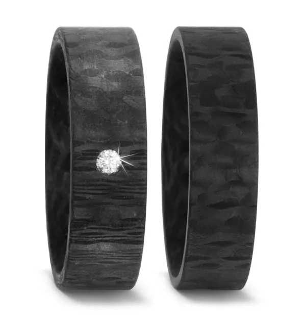 Partnerring Carbon Diamant 51024/002