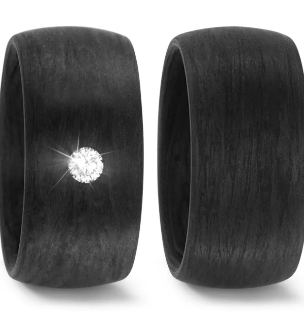 Partnerring Carbon Diamant 59287/002/010/N000