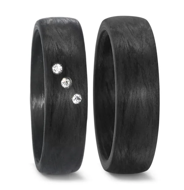 Partnerring Carbon Diamant 59303/002/003/N000