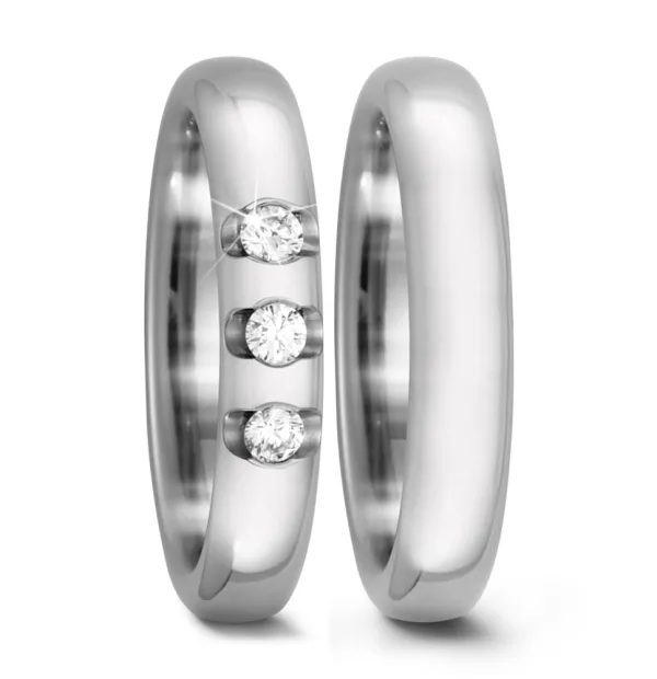 Partnerring Titan Diamant 0.15ct