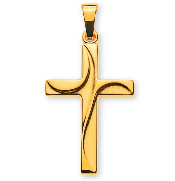 Kreuz Gelbgold 18 Karat AKR1013