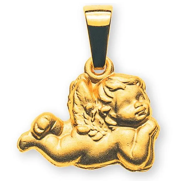 Engel Anhänger Gelbgold 18 Karat ame1025